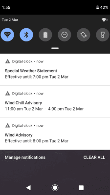 Screenshot of the application Digital Clock Widget Xperia - #13