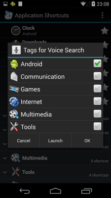 Screenshot of the application Smart Shortcuts - #5