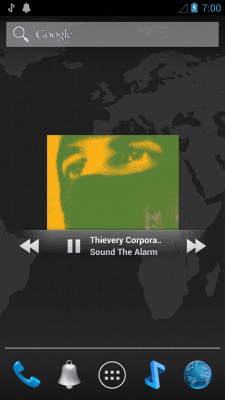 Screenshot of the application doubleTwist Widgets - #3