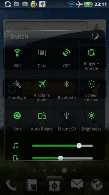 Screenshot of the application EZ Switch Widget - #2