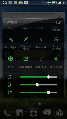 Screenshot of the application EZ Switch Widget - #4