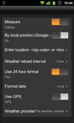 Screenshot of the application Live Wallpaper Flip Clock Trial - #4
