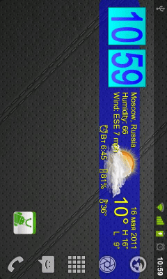 Screenshot of the application Live Wallpaper Flip Clock Trial - #7