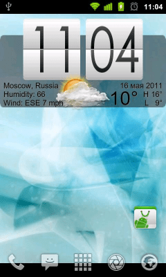 Screenshot of the application Live Wallpaper Flip Clock Trial - #8