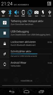 Screenshot of the application Notification Toggle - #1