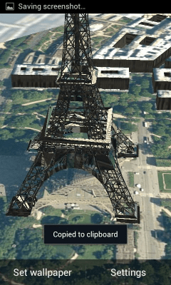 Screenshot of the application Eiffel Tower 3D FREE Wallpaper - #2