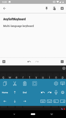 Screenshot of the application AnySoftKeyboard - #6