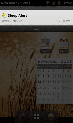 Screenshot of the application Sleep alarm - #3