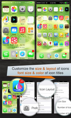 Screenshot of the application Espier Launcher 7 - #3