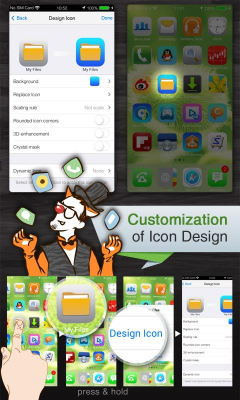 Screenshot of the application Espier Launcher 7 - #7