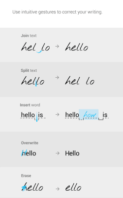 Screenshot of the application MyScript Stylus (Beta) - #3