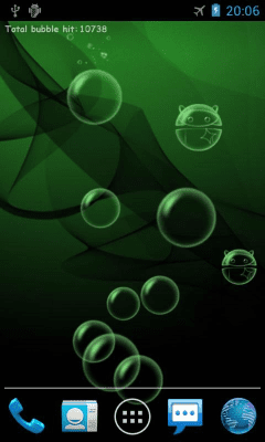 Screenshot of the application Bubble Live Wallpaper - #8