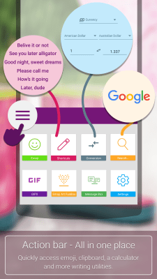 Screenshot of the application ai.type Free Emoji Keyboard - #16