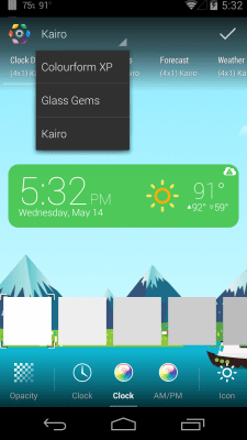 Screenshot of the application Kairo (for HD Widgets) - #2