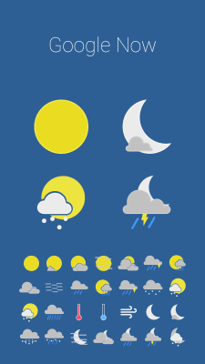 Screenshot of the application Weather icon color (for HDW) - #3