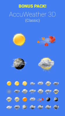 Screenshot of the application Weather icon color (for HDW) - #6