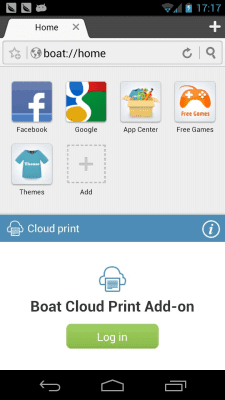 Screenshot of the application Boat Cloud Print Add-on - #2