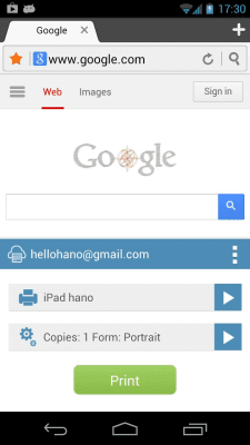 Screenshot of the application Boat Cloud Print Add-on - #3