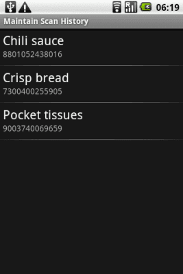Screenshot of the application Barcode OI Plugin - #2