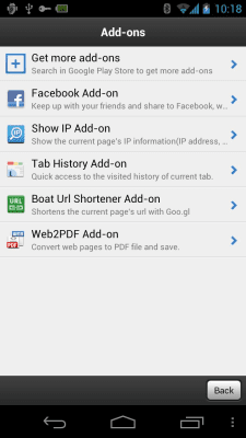 Screenshot of the application Boat Tab History Add-on - #3