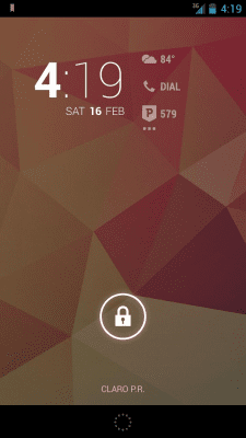 Screenshot of the application DashClock Dial Extension - #1