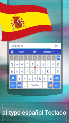 Screenshot of the application Spanish for ai.type Keyboard - #1