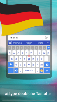 Screenshot of the application German for ai.type Keyboard - #1