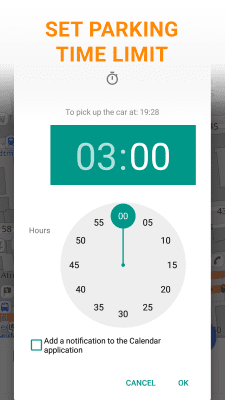 Screenshot of the application OsmAnd-Parking Plugin - #3