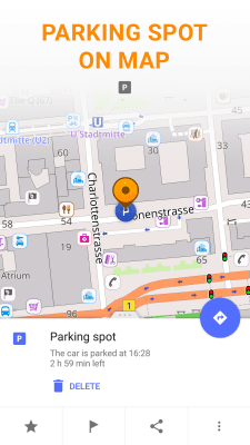 Screenshot of the application OsmAnd-Parking Plugin - #5
