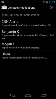 Screenshot of the application SMS Popup - #7