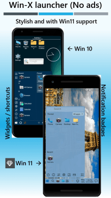 Screenshot of the application Win-X Launcher (No ads) - #1