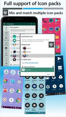 Screenshot of the application Win-X Launcher (No ads) - #3