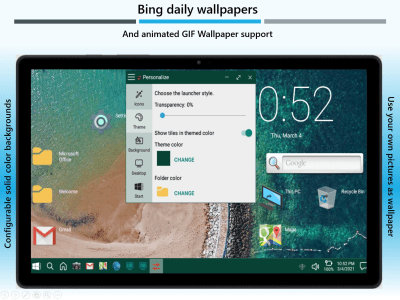 Screenshot of the application Win-X Launcher (No ads) - #10