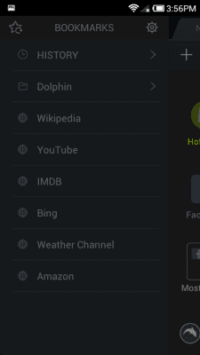 Screenshot of the application Night Mode For Dolphin Browser - #1