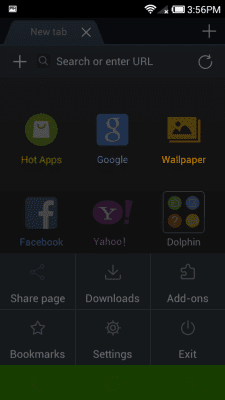 Screenshot of the application Night Mode For Dolphin Browser - #3