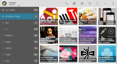 Screenshot of the application Feedly extension for News+ - #5