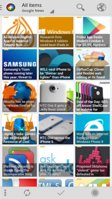 Screenshot of the application Tiny Tiny RSS | News+ - #4