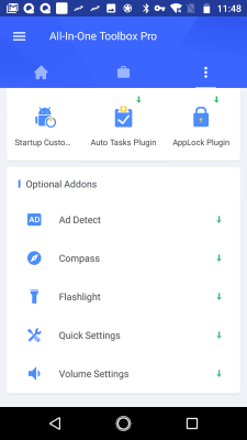 Screenshot of the application Auto Tasks Plugin - #2