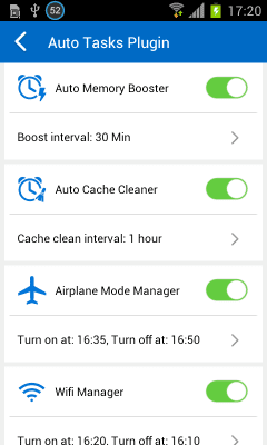Screenshot of the application Auto Tasks Plugin - #5