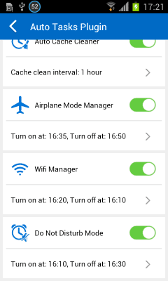 Screenshot of the application Auto Tasks Plugin - #6