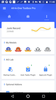 Screenshot of the application Ad Detect Plugin - #4