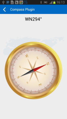 Screenshot of the application Compass Plugin - #5