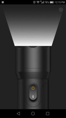 Screenshot of the application Flashlight Plugin - #6