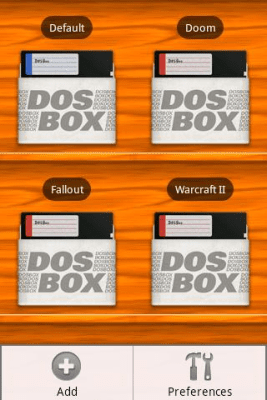 Screenshot of the application DosBox Manager - #1