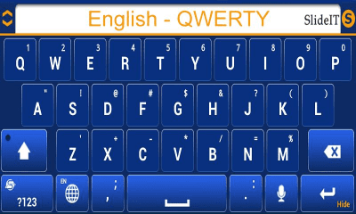 Screenshot of the application SlideIT English US Pack - #3