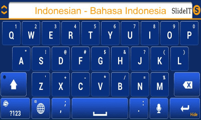 Screenshot of the application SlideIT Indonesian Pack - #3