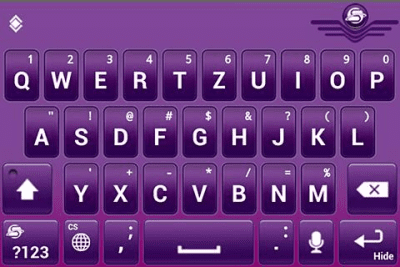 Screenshot of the application SlideIT Czech QWERTZ Pack - #4
