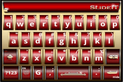 Screenshot of the application SlideIT Royalty Jewellery Skin - #4