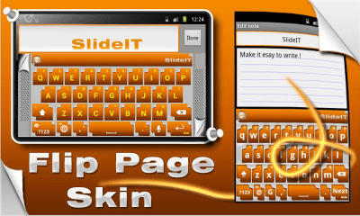 Screenshot of the application SlideIT Flip Page Skin - #1