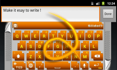 Screenshot of the application SlideIT Flip Page Skin - #3